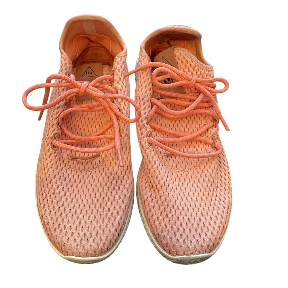 Adidas Pharrell Williams Hu Human Race Coral Pink Men's Tennis Shoe Size 7